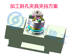 加工斜孔夾具方案